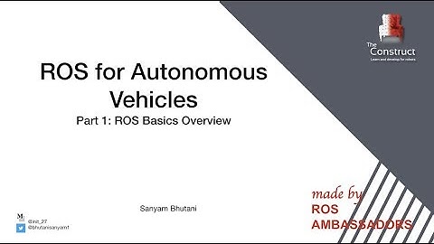 [ROS Tutorials] ROS for Self-Driving Cars #Part1