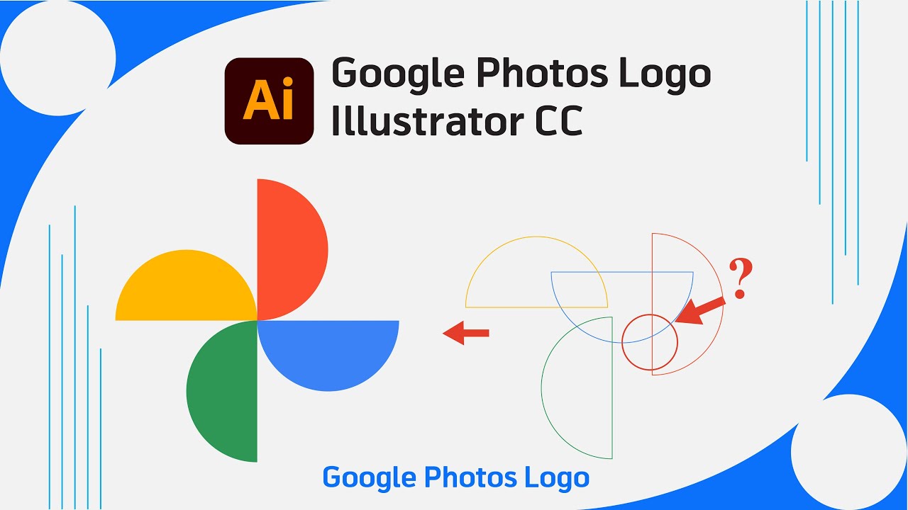 How to Create a google photos store Logo Design for beginners in