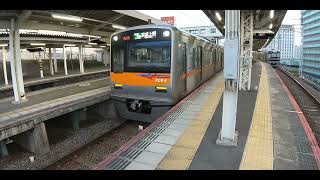 京成３００５０形オレンジ快速特急京成上野行き京成成田駅発車