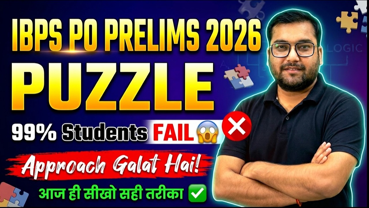 IBPS PO 2026 Prelims | Most Expected Reasoning Puzzles 🔥 | IBPS PO ...
