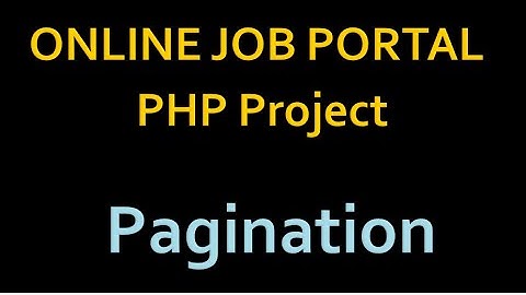 Online Job Portal Project In PHP - Php Project Tutorial (Hindi) - 24