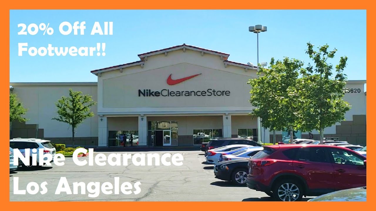 foto helpen overdrijven Better Than Nike Outlet?! Nike Clearance Center in Los Angeles Area -  YouTube