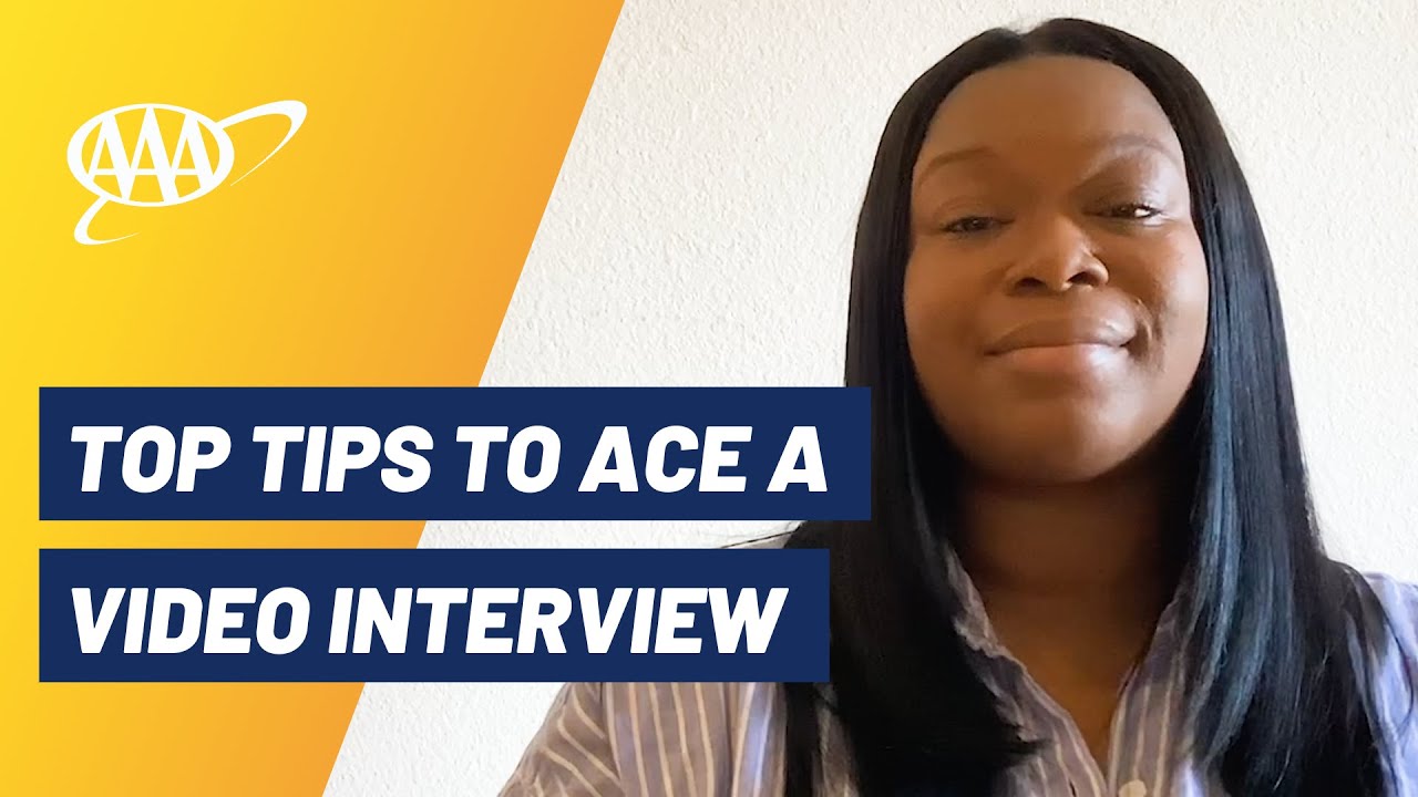 Virtual Interview Top Tips From a Recruiter at AAA - YouTube
