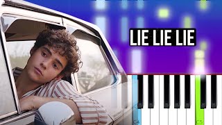 Video thumbnail of "Joshua Bassett - Lie Lie Lie | Piano Tutorial"