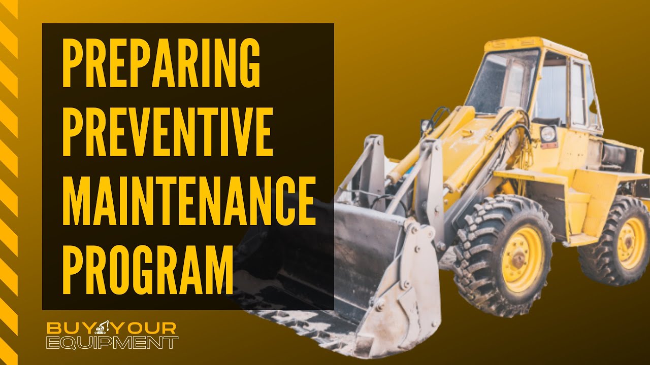 Preparing Preventive Maintenance Program - YouTube
