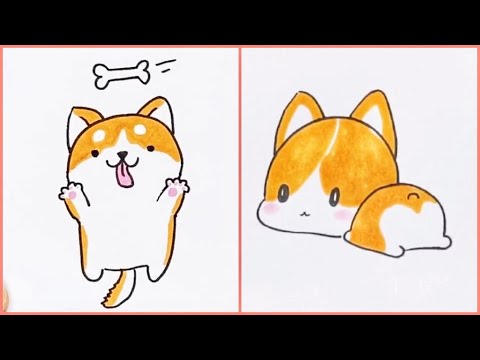 Hướng dẫn vẽ dễ dàng cute dogs to draw cho mọi mức độ