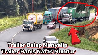 Trailer Balap Menyalip 2 Trailer Habis Nafas Mundur