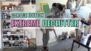 EXTREME DECLUTTER: GARAGE EDITION | GARAGE CLEANING MOTIVATION 2020