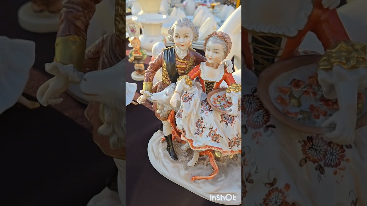 Антиквариат! Мечты сбываются!🔥🎁 #винтаж #германия #обзор #фарфор #находки #берлин #блошиныйрынок