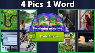 4 Pics 1 Word Daily Puzzle May 25, 2023 Everything In Motion + Levels 4321-4330 screenshot 3