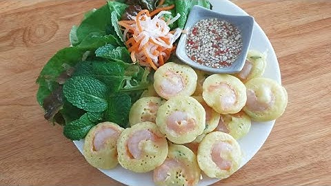 Cách Pha Bột BÁNH KHỌT đơn giản tại nhà thơm ngon ăn là thích