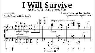 Video thumbnail of "Pierre-Yves Plat| I Will Survive (Piano Transcription)"