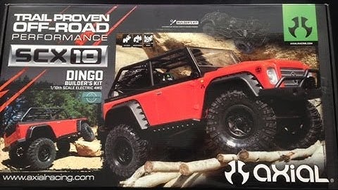 Axial SCX10 Dingo Kit Unboxing/First Look