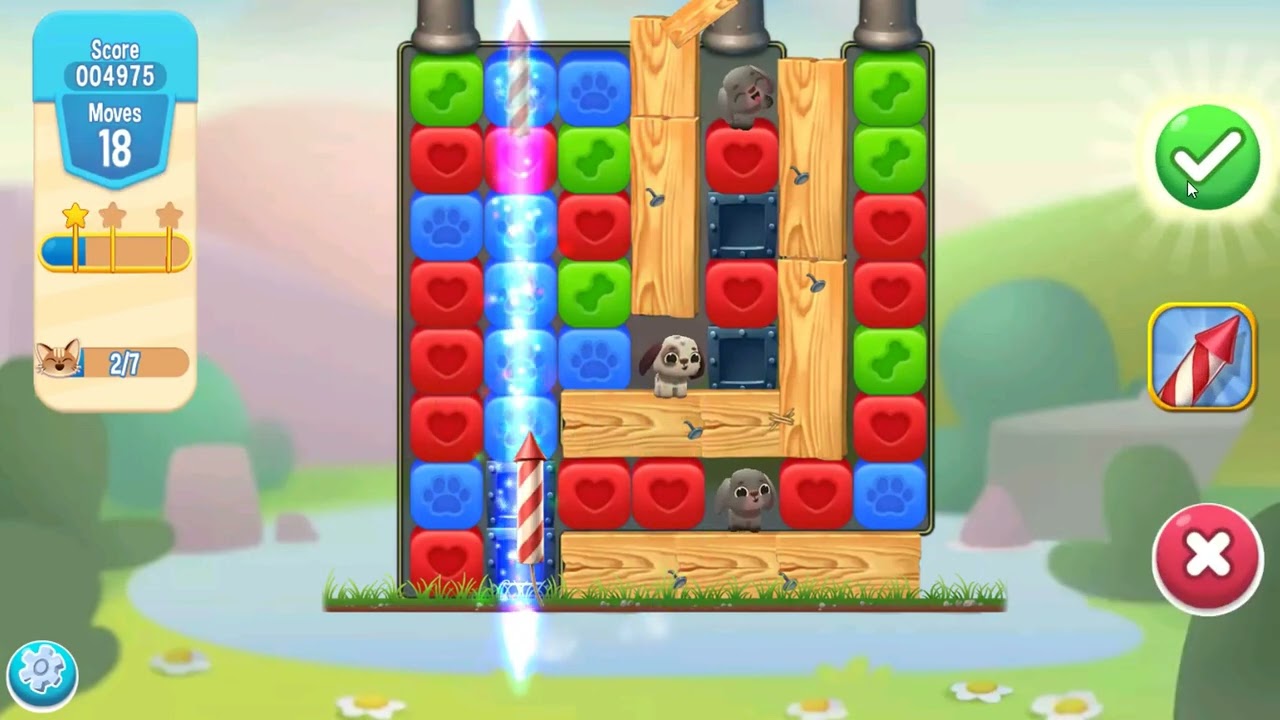 Pet Rescue Saga Level 8069 - NO BOOSTERS | SKILLGAMING ✔️