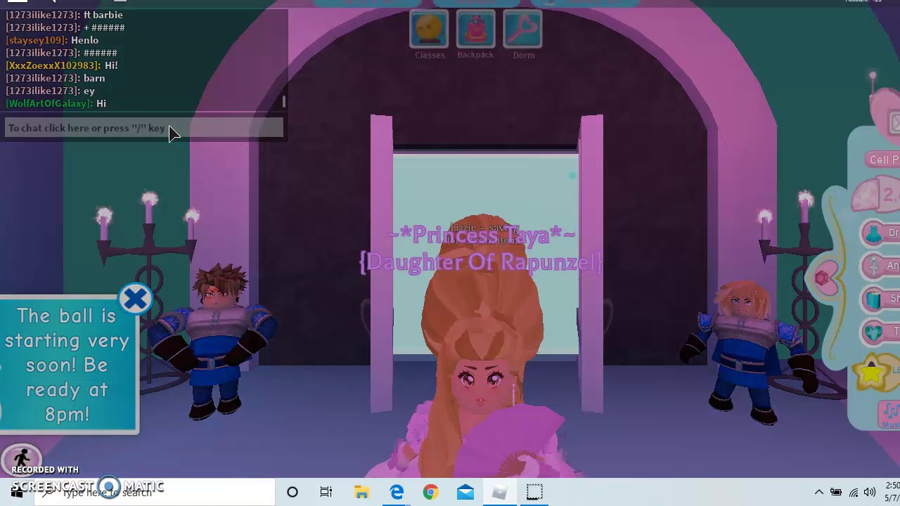 first royale high roleplay - YouTube
