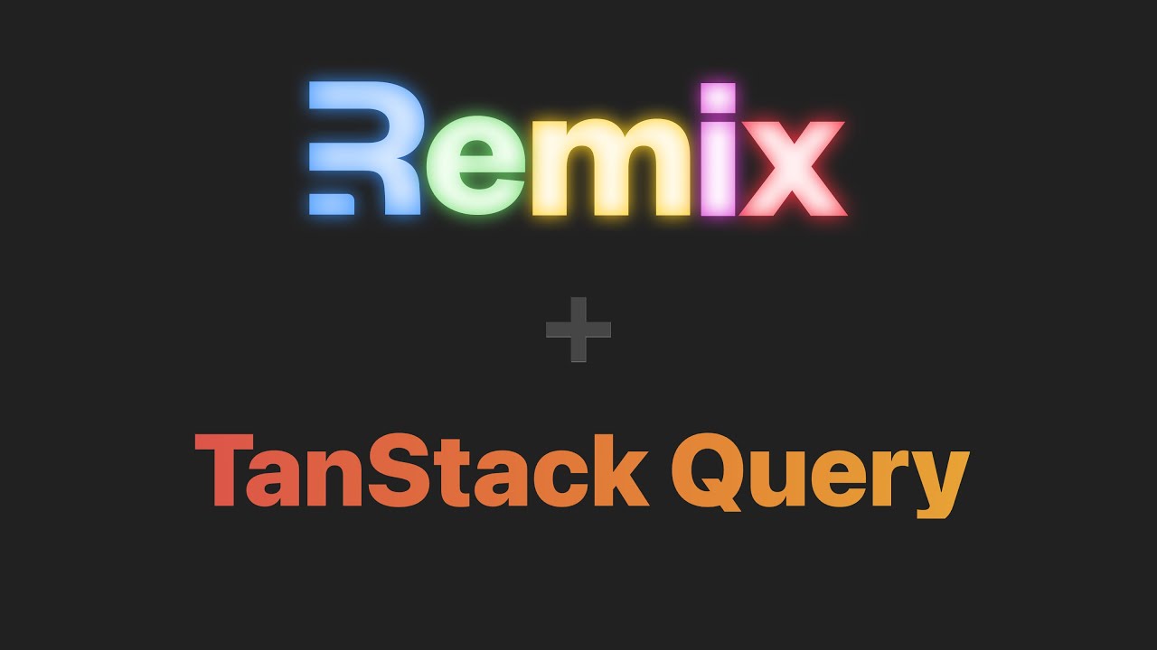 Remix + TanStack Query - YouTube