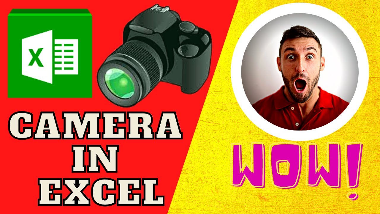 CAMERA IN EXCEL HOW TO INSERT CAMERA IN EXCELएक्सेल में कैमरा को