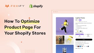 How to Optimize Product Page for Higher Conversion Rate | Foxify Pagebuilder Shopify Tutorial