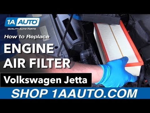 How to Replace Engine Air Filter 11-18 Volkswagen Jetta