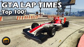 Fastest Cars (2022) [Top 100!] - GTA 5 Best Fully Upgraded Cars Lap Time Countdown