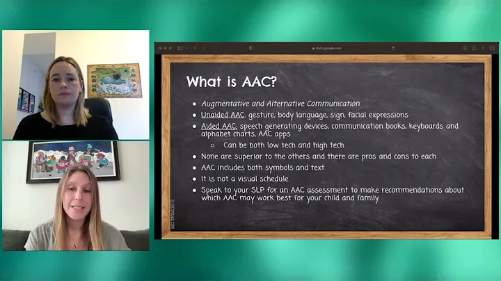 The ABCs of AAC: Augmentative and Alternative Communication