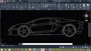 How to design car in AutoCAD (हिन्दी) tutorial screenshot 5