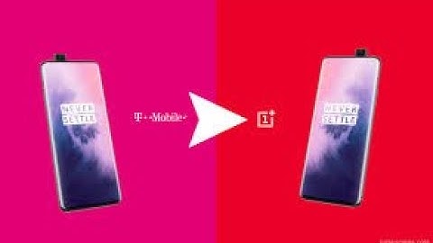 OnePlus 7 pro TMobile a Version Global