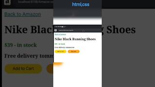 making amazon duplicate using html, css #coding link to a game  https://indume.itch.io/platformer