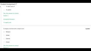 IIT Madras BS Degree English 1 Graded Assignment Week  7