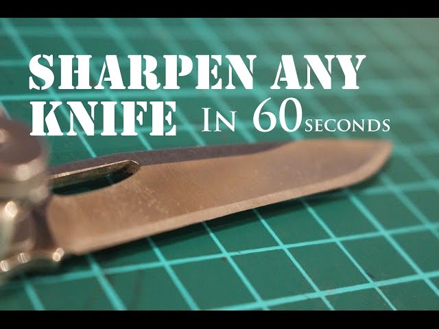 The Laziest Way to Sharpen Any Knife to Razor Sharp 2 