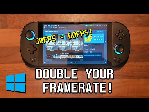 Double Your Framerate! (Windows Only) Frame Generation with Lossless Scaling