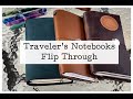 Traveler's Notebooks Flip Through