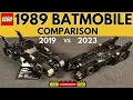 LEGO 1989 Batmobile COMPARISON (2019 vs 2023)