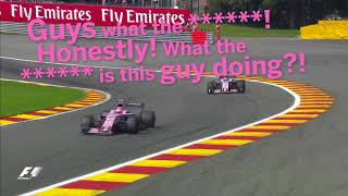 Ocon's Fury At Perez In Belgium | F1 Best Team Radio 2017