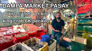 DAMPA SEAFOOD MARKET PASAY | fresh Seafood Nightlife 4k hdr