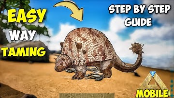 ARK Mobile: How to Tame Doedicurus Easily!