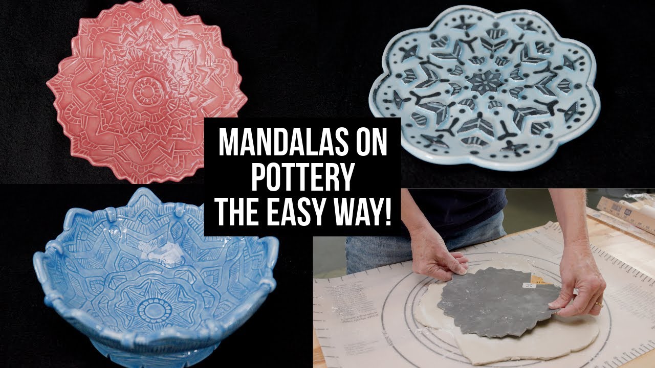 Underglaze Painting for Beginners - Learn how to QUICKLY draw and paint  basic elements! 