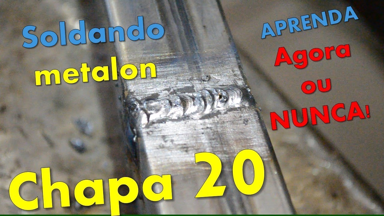 APRENDA soldar metalon chapa fina em 15 minutos - YouTube