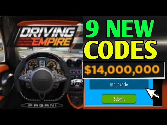 Driving Empire Codes (December 2023) - Roblox