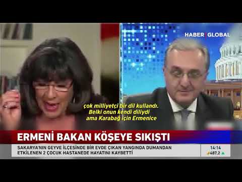 CNN Sunucusu, Ermenistan Dışişleri Bakanını Zohrab Mnatsakanyan'ı Canlı Yayınında Rezil Etti