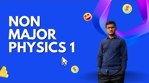 Honours 1st year. Physics 1 (Non major) chapter 1 (lecture 1)