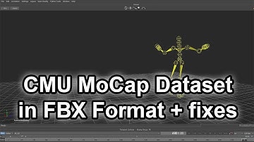 CMU MoCap Dataset in FBX Format + fixes