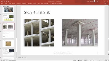 5  Introduction part 2 Flat Slab  #etabs