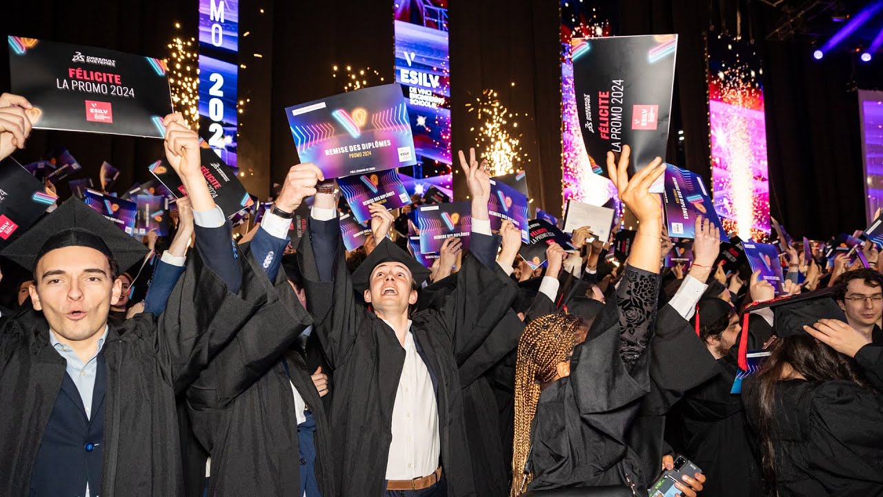 Remise des Diplômes Promo 2024 • EMLV ESILV IIM • Cérémonie intégrale ...