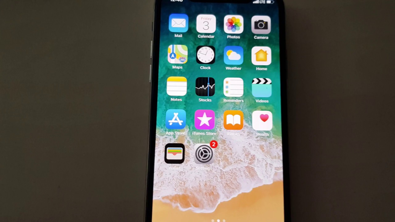 How to Shut Down iPhone X - YouTube