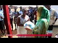 Malala Yousafzai with Burundian refugee girls in Rwanda