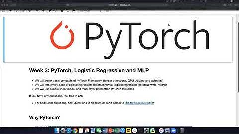 Programming for AI (AI504, Fall 2020), Practice 3: PyTorch & Neural Networks