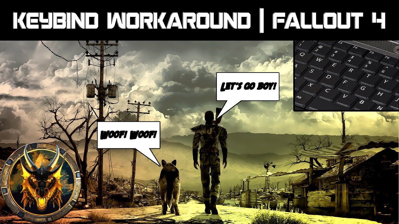 Fallout 4 - How to Remap Hardcoded Keybinds - YouTube