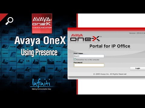 Using Presence In Avaya OneX Portal For IP Office [Infiniti Telecommunications]