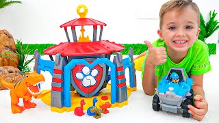 Misja ratunkowa dla dinozaurów Vlada i Niki Psi Patrol screenshot 1